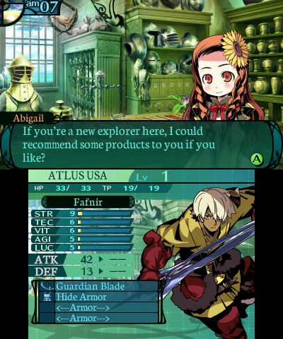 Etrian Odyssey 2 Untold The Fafnir Knight