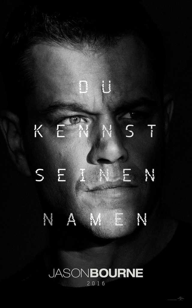 Jason Bourne Poster deutsch